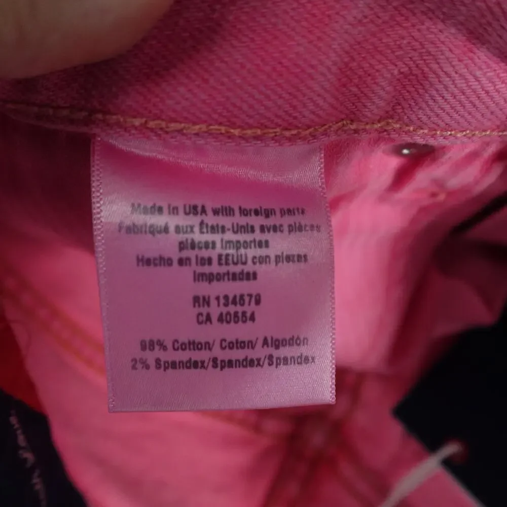 Sundry Shorts Womens‎ 24 NWT Exposed Pocket Pink Cut Off Festival Denim